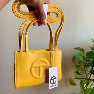 Telfar Yellow Small Shopping Bag
